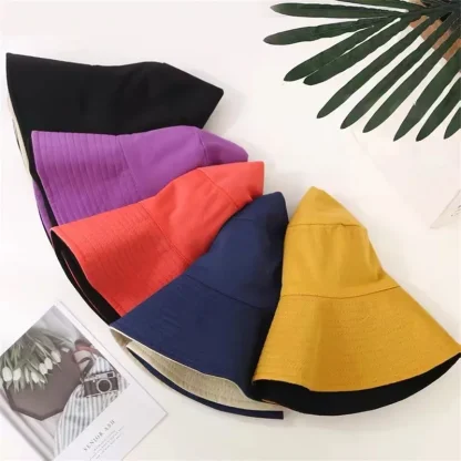 Reversible Foldable Bucket Hat - Image 3