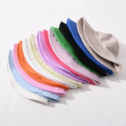 Solid Color Outdoor Bucket Hat - Image 4