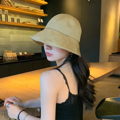 Ponytail Cap Bucket Hat - Image 3