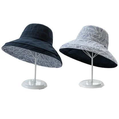 Wide Brim Sun Bucket Hat - Image 3