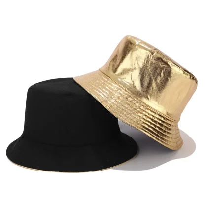 Metallic Reversible Bucket Hat - Image 3