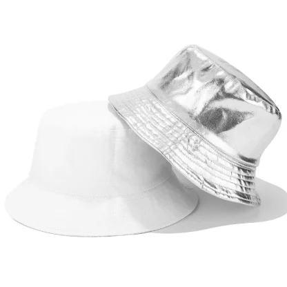 Metallic Reversible Bucket Hat - Image 5