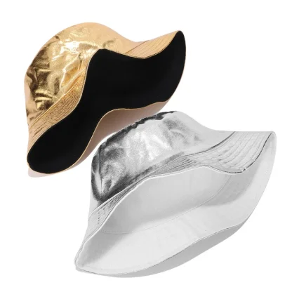 Metallic Reversible Bucket Hat - Image 6
