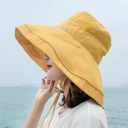 Wide Brim Fisherman Bucket Hat - Image 2