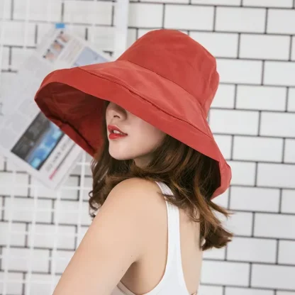 Wide Brim Fisherman Bucket Hat - Image 4