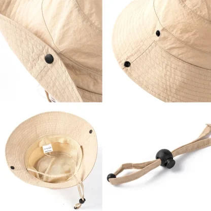 Lightweight Sun Protection Bucket Hat - Image 2