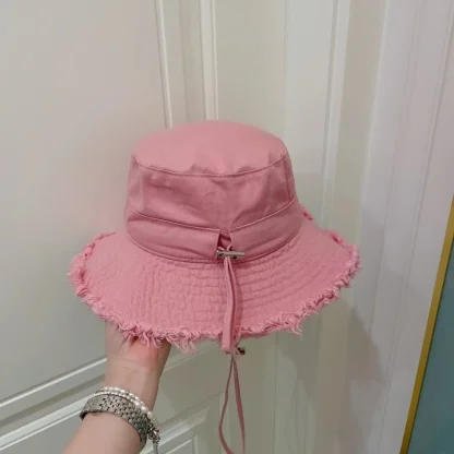 Frayed Edge Bob Bucket Hat - Image 3