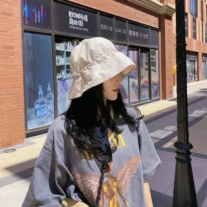 Chic Drawstring Bucket Hat - Image 2
