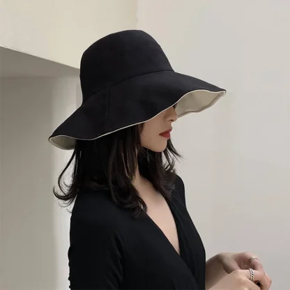 Wide Brim Summer Bucket Hat