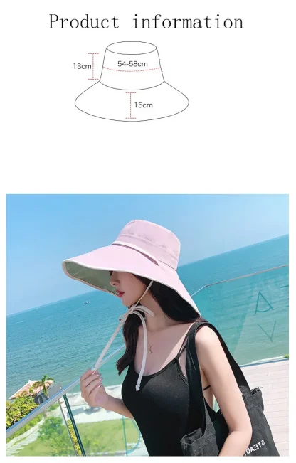 Big Brim Shade Bucket Hat - Image 5