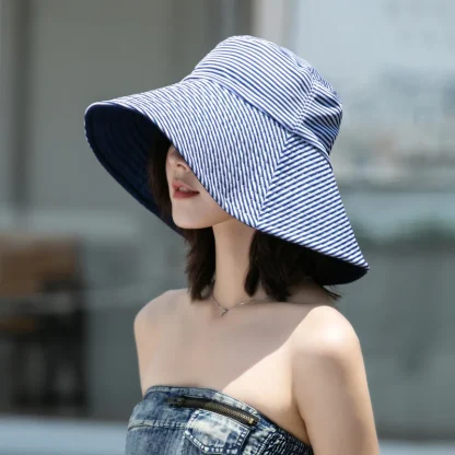 Elegant Double Sided Bucket Hat - Image 2