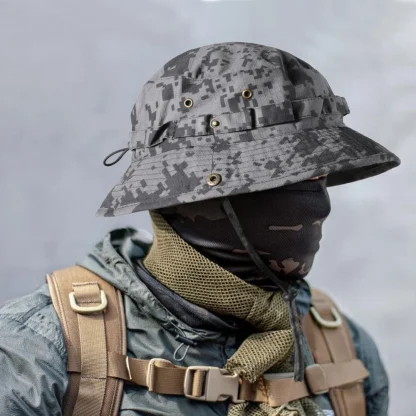 Camouflage Outdoor Bucket Hat - Image 3