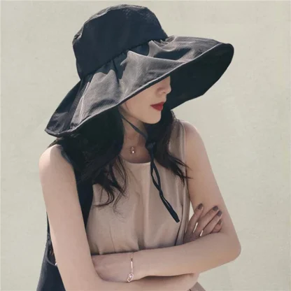 Sunshade Big Brim Bucket Hat
