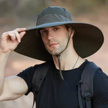 Wide Brim Camping Bucket Hat
