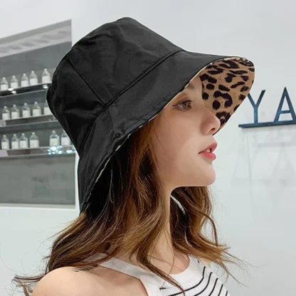 Beach Flat Top Sun Bucket Hat