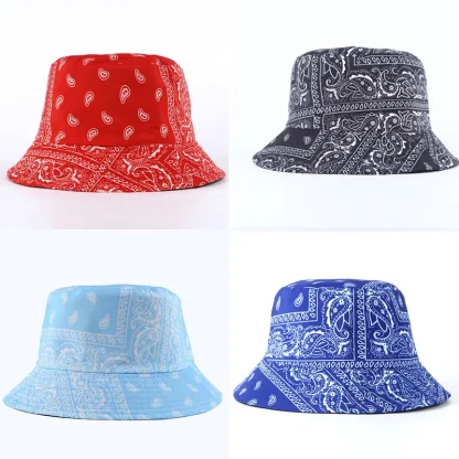 Paisley Printed Bucket Hat - Image 3