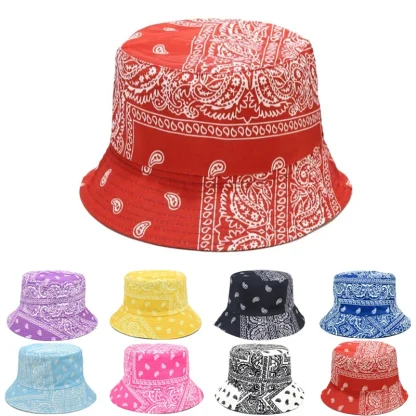 Paisley Printed Bucket Hat