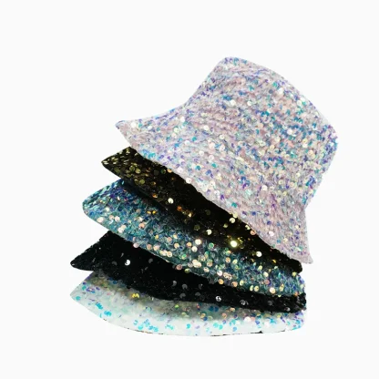 Sparkling Sequin Bucket Hat - Image 7