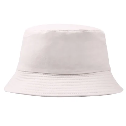 Trendy Solid Color Bucket Hat - Image 3