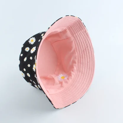 Trendy Floral Sunshade Bucket Hat - Image 2