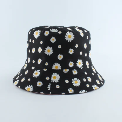 Trendy Floral Sunshade Bucket Hat
