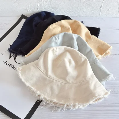 Denim Fashion Bucket Hat - Image 4