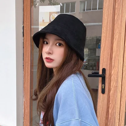 Modern Sunbonnet Bucket Hat - Image 2