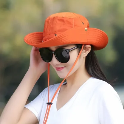 Wide Brim Fishing Bucket Hat - Image 2