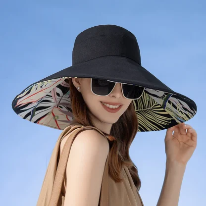 Large Brim Sunshade Bucket Hat