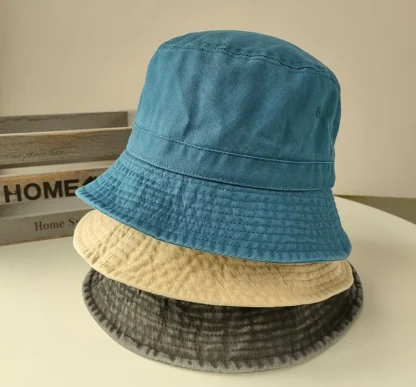 Stylish Large Size Bucket Hat - Image 6