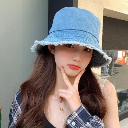 Trendy Sunshade Bucket Hat - Image 2