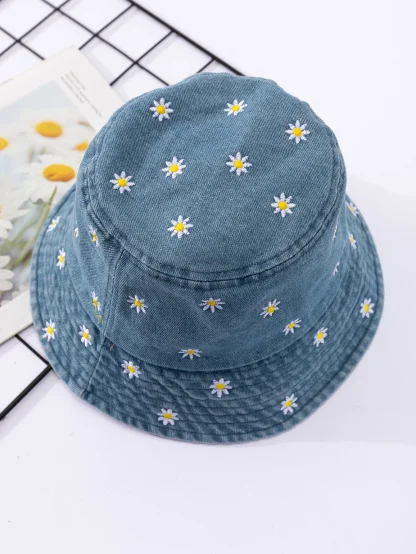 Daisy Sunshade Bucket Hat - Image 5