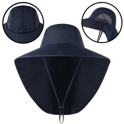 Protective Neck Bucket Hat - Image 5