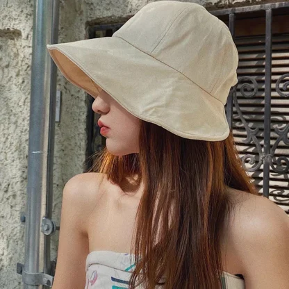 Trendy Adjustable Beach Bucket Hat - Image 6