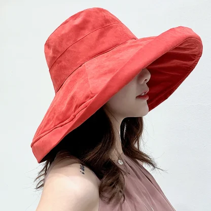 Reversible Sun Protection Bucket Hat - Image 5