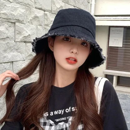 Trendy Sunshade Bucket Hat - Image 6