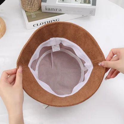 Elegant Solid Color Bucket Hat - Image 4