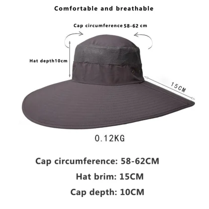 Big Brim Fishing Bucket Hat - Image 4