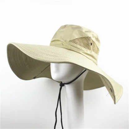 Fishing Wide Brim Bucket Hat - Image 6