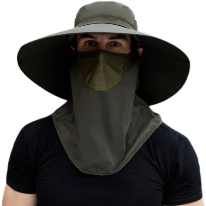 Foldable Big Brim Bucket Hat