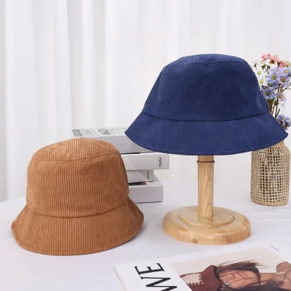 Elegant Solid Color Bucket Hat - Image 5