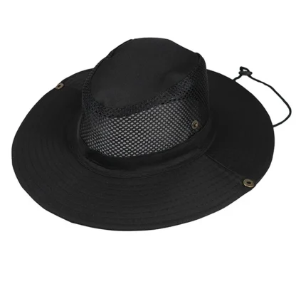 Stylish Mesh Ventilation Bucket Hat - Image 2