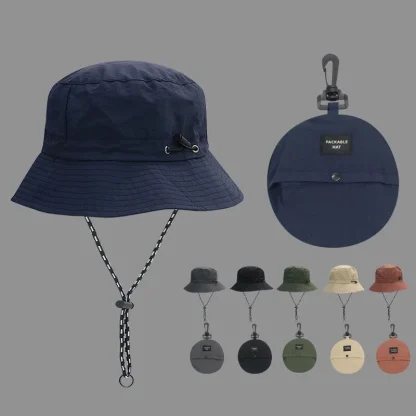 Portable Sun Defense Bucket Hat - Image 6