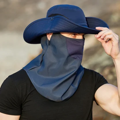 Foldable Big Brim Bucket Hat - Image 3
