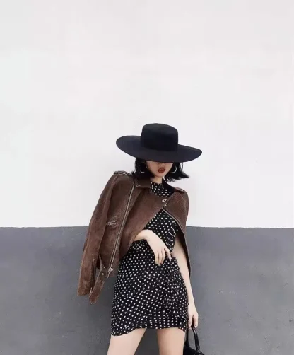 Wide Brim Jazz Bucket Hat - Image 5