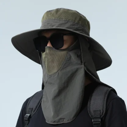 Adjustable Sun Protection Bucket Hat