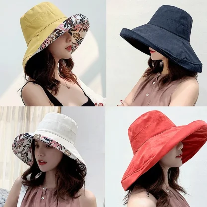 Reversible Sun Protection Bucket Hat - Image 7