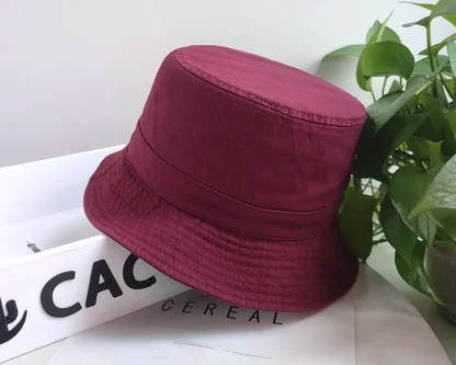 Stylish Large Size Bucket Hat - Image 4