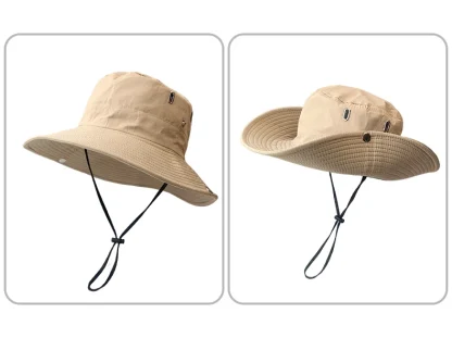 Mesh Sun Protection Bucket Hat - Image 6