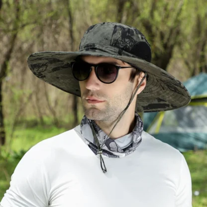 Versatile Camouflage Bucket Hat - Image 4